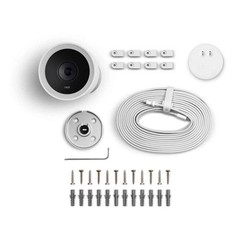 Used Working Nest NC4100US Cam IQ Outdoor Security Camera, White