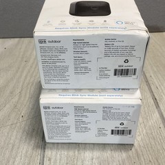 2 Blink 3rd Generation Indoor/Outdoor Security Camera Add On BCM00400U~2 UNITS