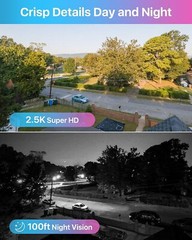 ZOSI 3K NVR 8CH 4MP 2.5K PoE Security IP Camera System 1 Way Audio 24/7 Reocrd