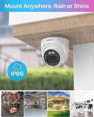 ZOSI 8CH 4MP 2.5K PoE Security Camera System Outdoor Human Detection IP66 2TB