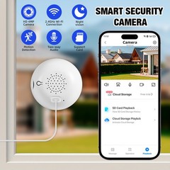 4MP WiFi Window Camera Infrared Night Vision Real Time Home Security Monitoring