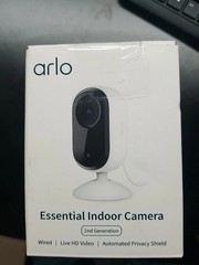 Arlo Essential security camera 2k 2nd Gen NEW – Indoor only – wired camera