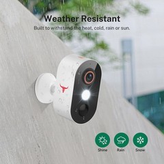 Battery-Powered 1080p Wireless Security Camera with Two-Way Talk & Night Vision