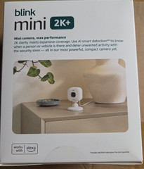 Blink Mini 2k+ Cameras Indoor/Outdoor Plug-in 2K Video White New Free Ship