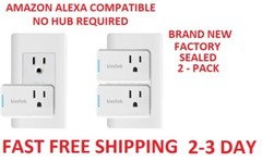 2 Pack Kisslink Wi-Fi Smart Plug Alexa or Smart Phone Controlled FREE SHIPPING