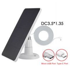 Solar Panel for Ring Spotlight Camera Security Cam Battery Charger Outdoor 13FT