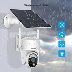 5MP 4G LTE Cellular Security Camera Solar – SIM Card, Wireless Outdoor No WiFi