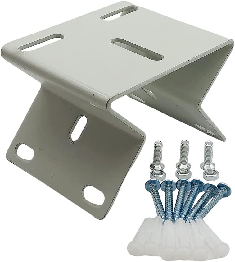 Exterior Outside Wall Corner Mount 3.35 inch x 2.56 x 2.16 inch, White