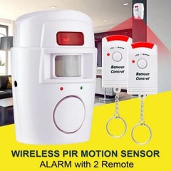 Wireless Motion Sensor Alarm Home Security Detector Indoor Outdoor Remote Garage
