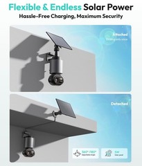 4Cam Kit 8MP Cameras Surveillance Exterieur No Monthly Fee 4K Color Night Vision