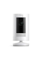 Ring Outdoor Cam Plus Battery 2K HD Smart Security Camera White New!