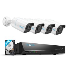 Reolink 16CH NVR Smart Detection 810A 4K PoE Security Camera System with 4TB HDD