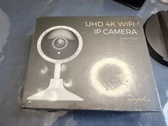 Arpha Uhd 4k WiFi Ip Camera Works With Alexa 128g External Card Slot Storage