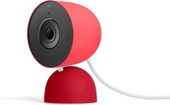 Google Nest Cam Indoor Wired 2nd Gen 1080p Night Vision Camera Berry Open Box
