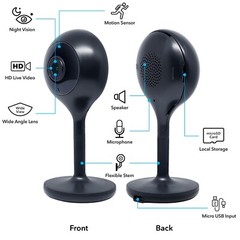 Geeni Look 2 Pack 1080p HD Smart Wi-Fi Security Camera System with Voice Control