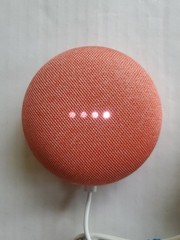 Google H0A Nest Home Mini Smart Voice Assistant W/ Power Supply Orange First Gen