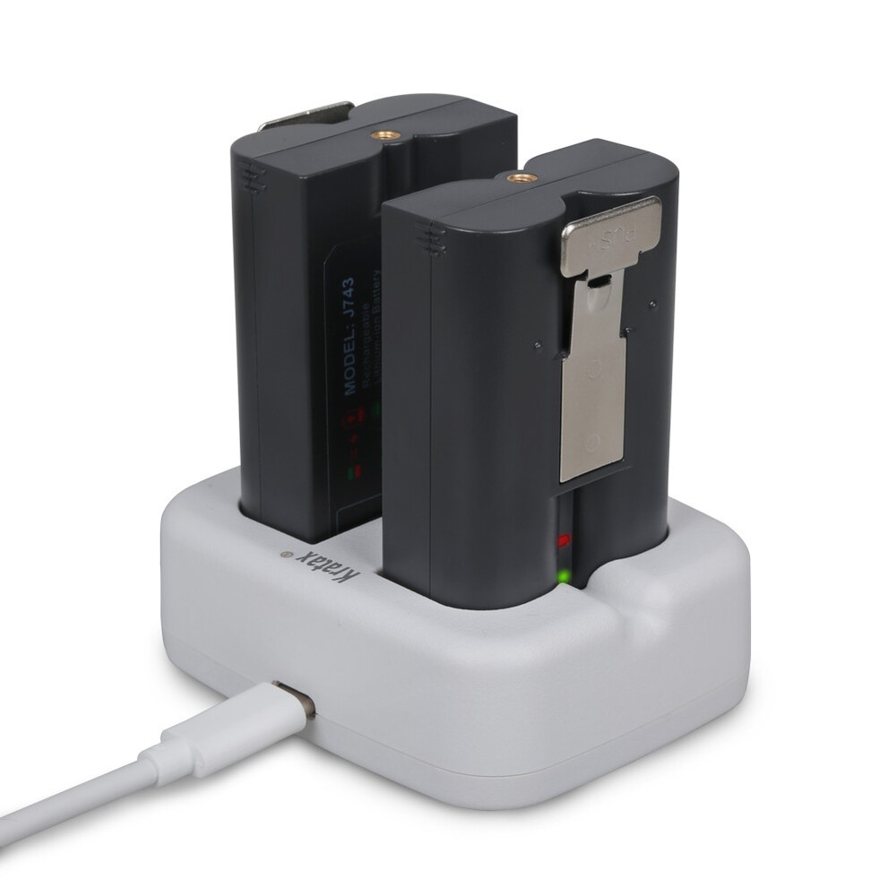 2PCS Rechargeable Ring Battery Pack & Charger for Ring Video Doorbell 2 3+ 4