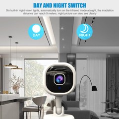 4K Wireless Security Surveillance Camera, HD Smart Home Wifi Cam Night Vision US