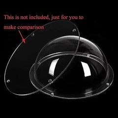 4.7 Inch Clear Acrylic Dome Cover Replacement Security Camera Housing Pet Window
