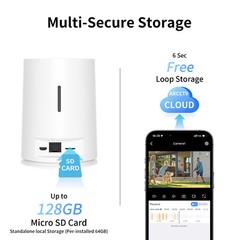ARCCTV Outdoor Solar Security Camera 4MP System 5G Wifi Wireless Battery 4CH
