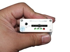 1CH H.265/H.264 NTSC PAL Mini SD Card Digital Video Recorder Video Audio -US Sh