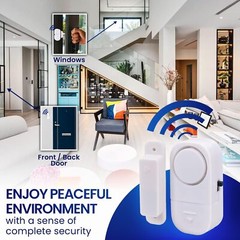 Wireless Home Window Door Burglar Security Alarm System Magnetic Sensor lot
