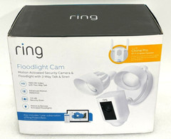 Ring Floodlight Cam Wired Plus with Chime Pro 2.0 (2nd gen), Open Box