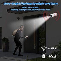 ARCCTV 2Pack Wireless Security Camera Outdoor Solar Battery WiFI 4MP 2 Way Audio