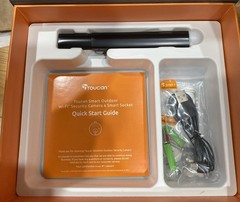 TOUCAN Outdoor Surveillance Kit Security Camera Only (No Adapter) – Open Box