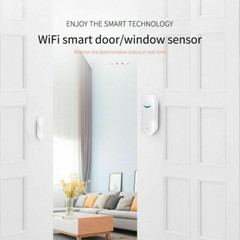 WiFi Smart Window Door Sensor Detector Home Burglar Alarm Fit For Tuya LOT