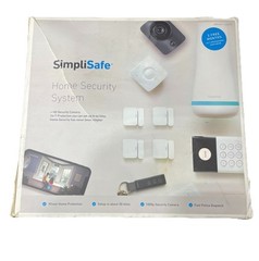 SimpliSafe HSK103 Home Security Kit with HD Camera – White (10 Pieces) (1444290)