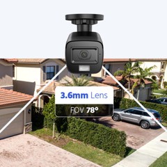 ANNKE 4PCS 1080P HD 100ft Night Vision Security 3000TVL Camera for CCTV System