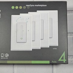Dimmer Smart Switch SW2 4 Pack Compatible with Alexa & Google light switch