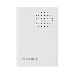 12V Wired Doorbell Chime for Access Control System, Loud 90dB Ding Dong White