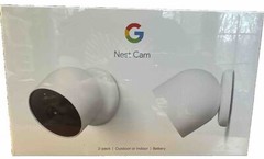 New Google Nest Cam GA01894 Indoor/Outdoor Surveillance Camera – Snow (2 Pack)