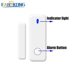 433MHz Wireless Door Window Sensor Magnetic Detector Home Security Alarm System