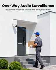 3K Lite Home Security Camera System with Audio, AI Human/Vehicle Detection, N…