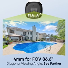 SANNCE 8CH 6MP NVR 2K 3MP POE Security Camera System Audio Recording IP Network