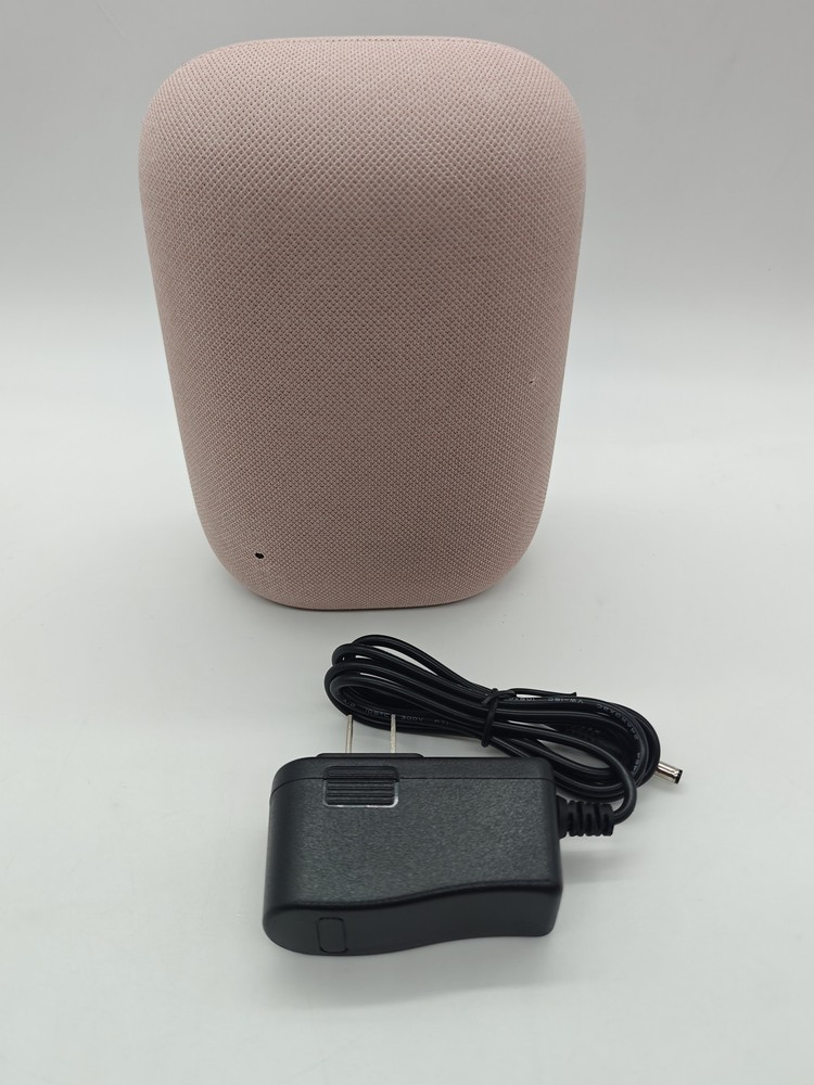 Google Nest Audio Wireless Bluetooth Wi-Fi Smart Speaker with assistant pink
