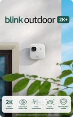 NEW BLINK OUTDOOR 2K+ WIRELESS SECURITY 3 CAMERA SYSTEM – WHITE – SHIPS TODAY