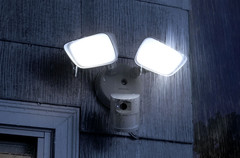 Merkury MI-CW073-199W Smart Floodlight Camera HD Surveillance, Motion Alerts &