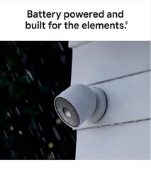 Google Nest Cam Wireless Security Camera 1080p HD Outdoor/Indoor Battery