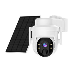 Solar Battery Camera Outdoor 360 Pan/Tilt Wireless WiFi Security Camera Audio