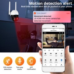KERUI 5MP 8MP 4K PTZ WiFi IP Wireless Camera Tuya Smart Outdoor Home Security US