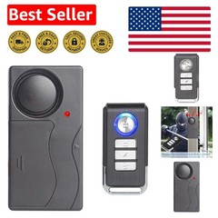 Enhanced Security with 110dB Wireless Vibration Alarm – Perfect for Vehicles