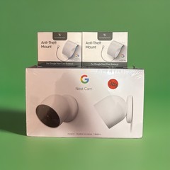Google Nest Cam (Battery) Indoor/Outdoor Wireless Smart Security Camera (2 Pack)