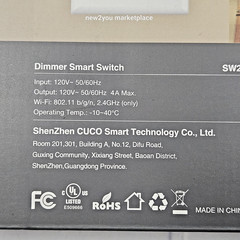Dimmer Smart Switch SW2 4 Pack Compatible with Alexa & Google light switch