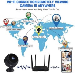 Mini Security Camera A9 WiFi 1080P HD Wireless Indoor Outdoor Home Small