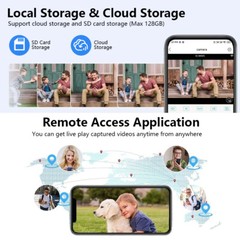 6MP WiFi Outdoor Security Camera Dual Lens Night Vision Cam CCTV 10XZOOM PTZ