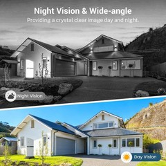 Outdoor Wireless Dome Security Camera – 1080P with Night Vision & App Control